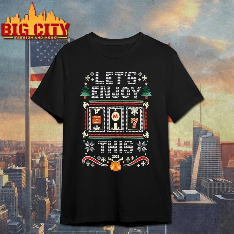 Vegas Matt Let’s Enjoy This Holiday 2025 ugly christmas shirt