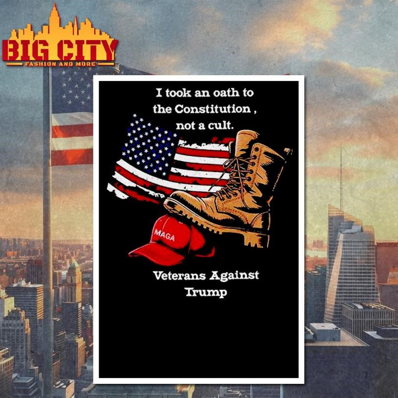 Veteran against Trump MAGA Trump Shirt