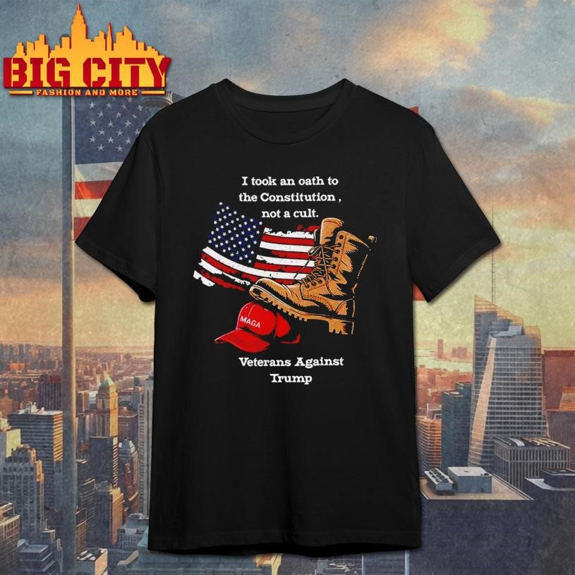 Veteran against Trump MAGA Trump Shirt