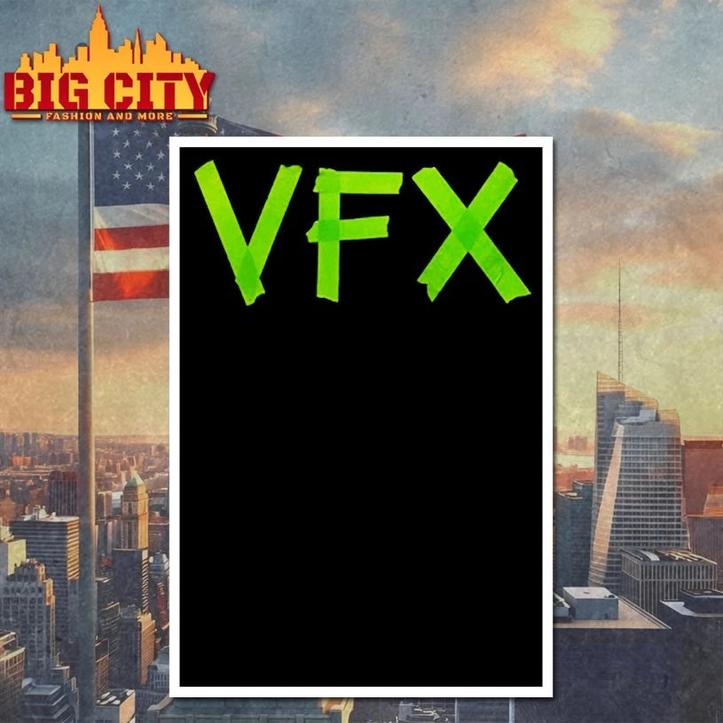 Vfx logo text shirt