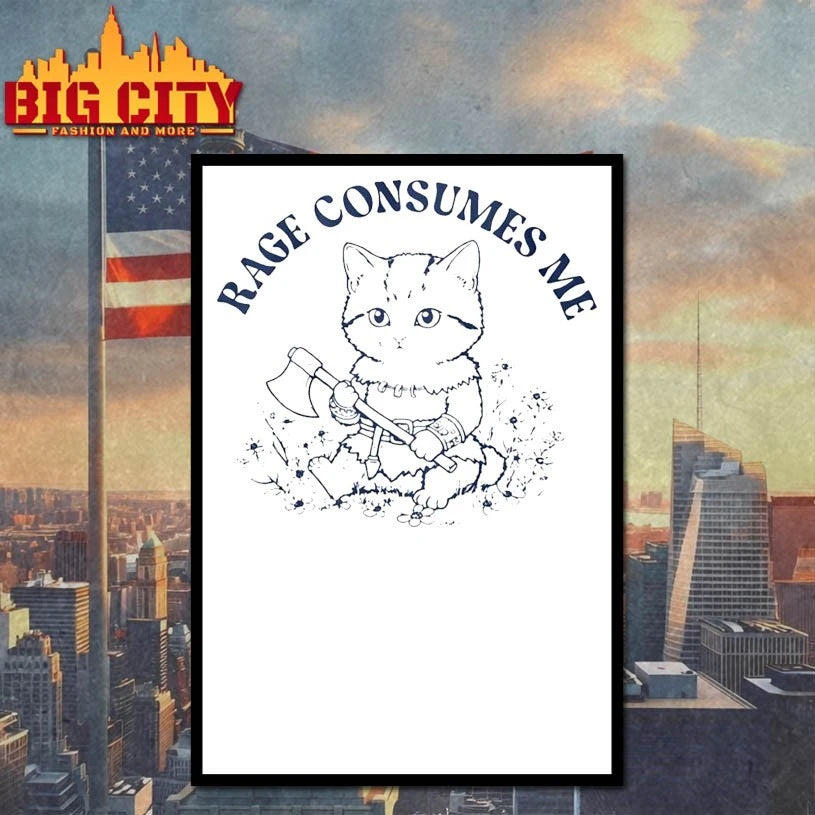 Viking Cat Rage Consumes Me shirt