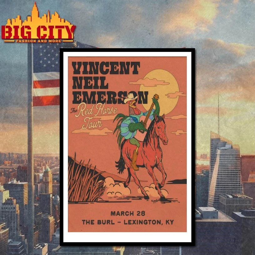 Vincent Neil Emerson In Lexington KY On March 28 2026 Poster shirt