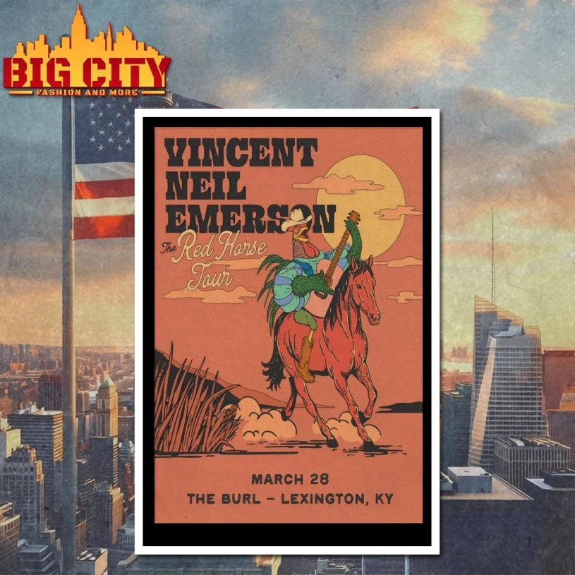 Vincent Neil Emerson Lexington KY March 28 2026 Poster shirt