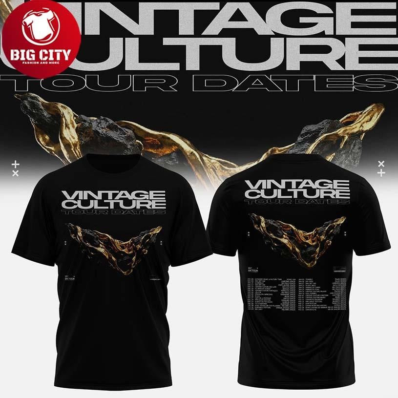 Vintage Culture Gabss Tour Dates 2026 Ready To Lost Two Sided Shirt