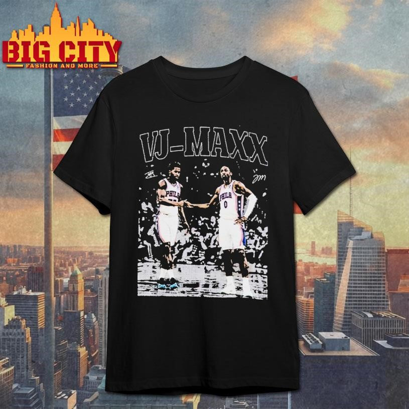 Vj Maxx Edgecombe And Tyrese Maxey Shirt