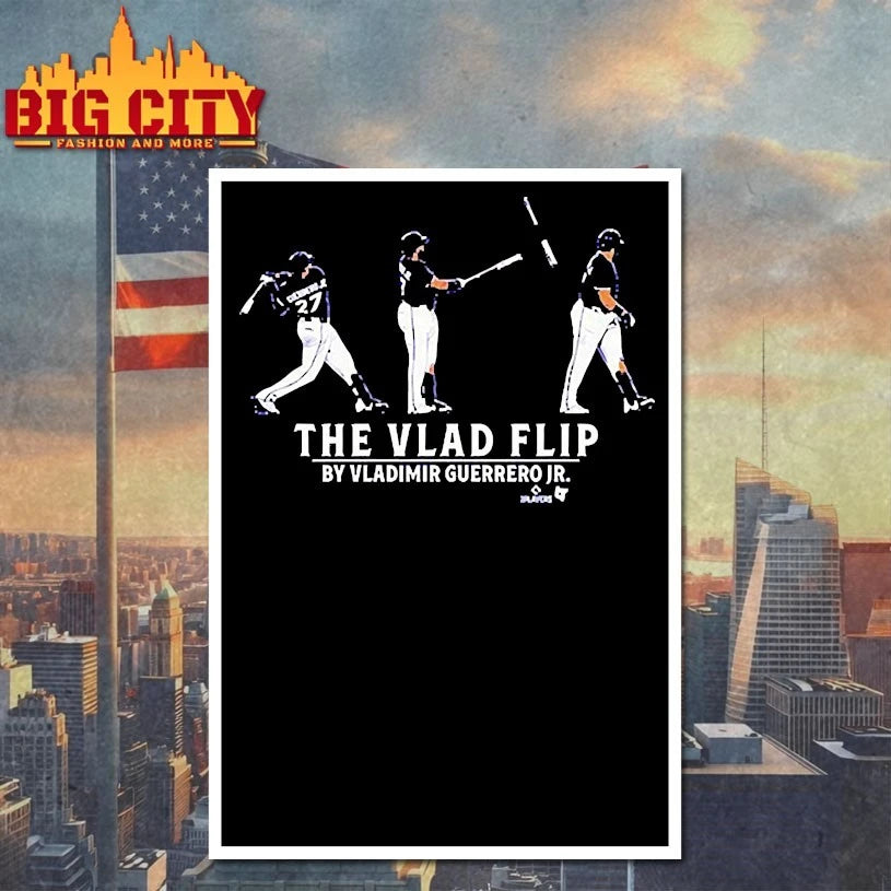 Vladimir Guerrero Jr The Vlad Flip Toronto Blue Jays MLB Shirt