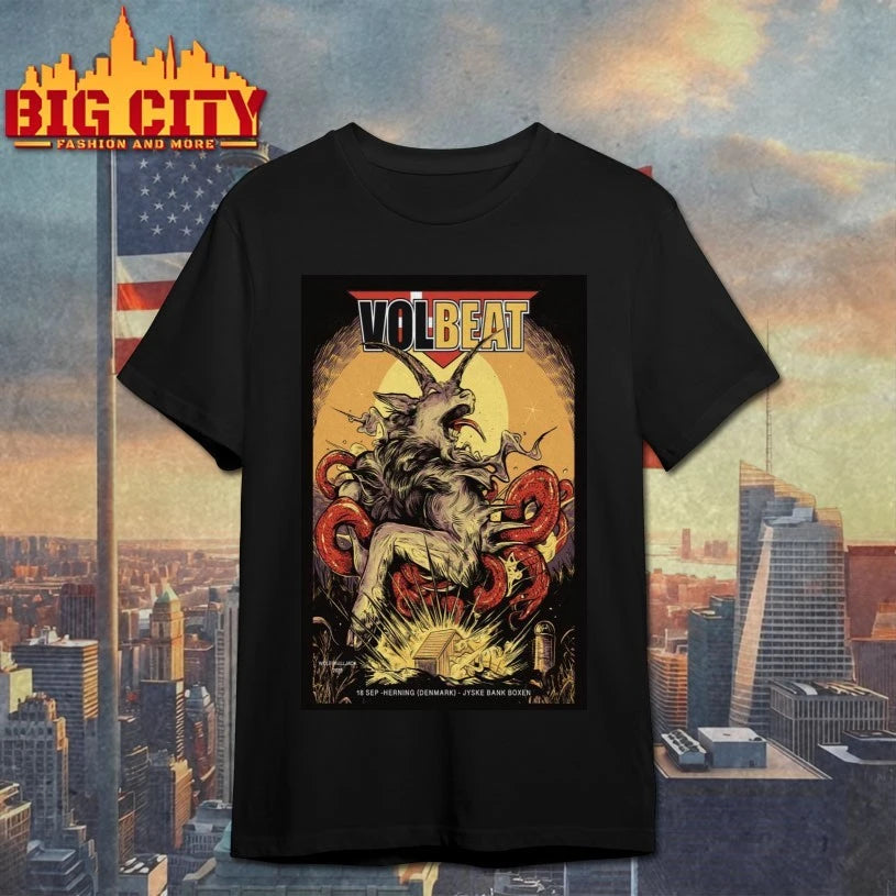 Volbeat September 18 2025 At Jyske Bank Boxen Show Poster shirt