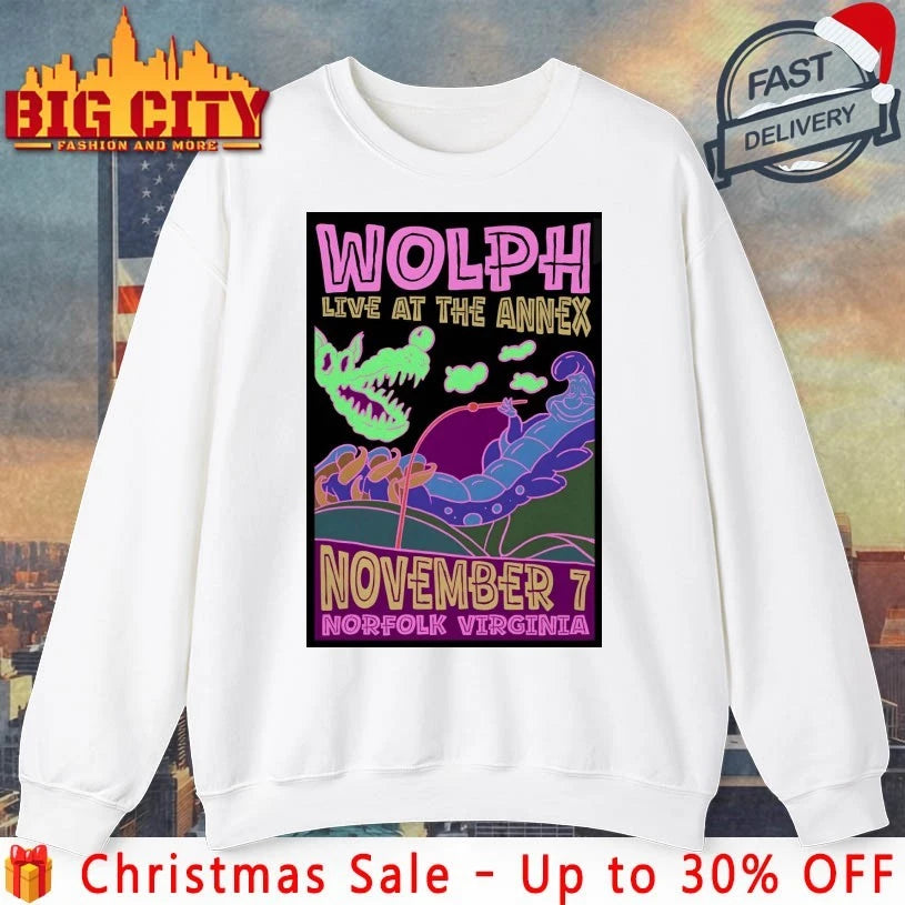 WOLPH November 7 2025 At The Annex In Norfolk VA Poster shirt