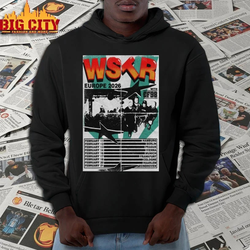 WSTR Band Europe Live 2026 Poster Shirts