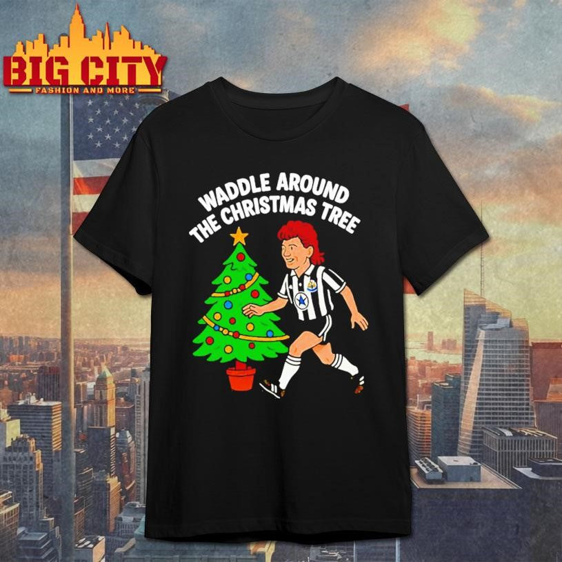 Waddle Around The Christmas Tree Newcastle Shirt
