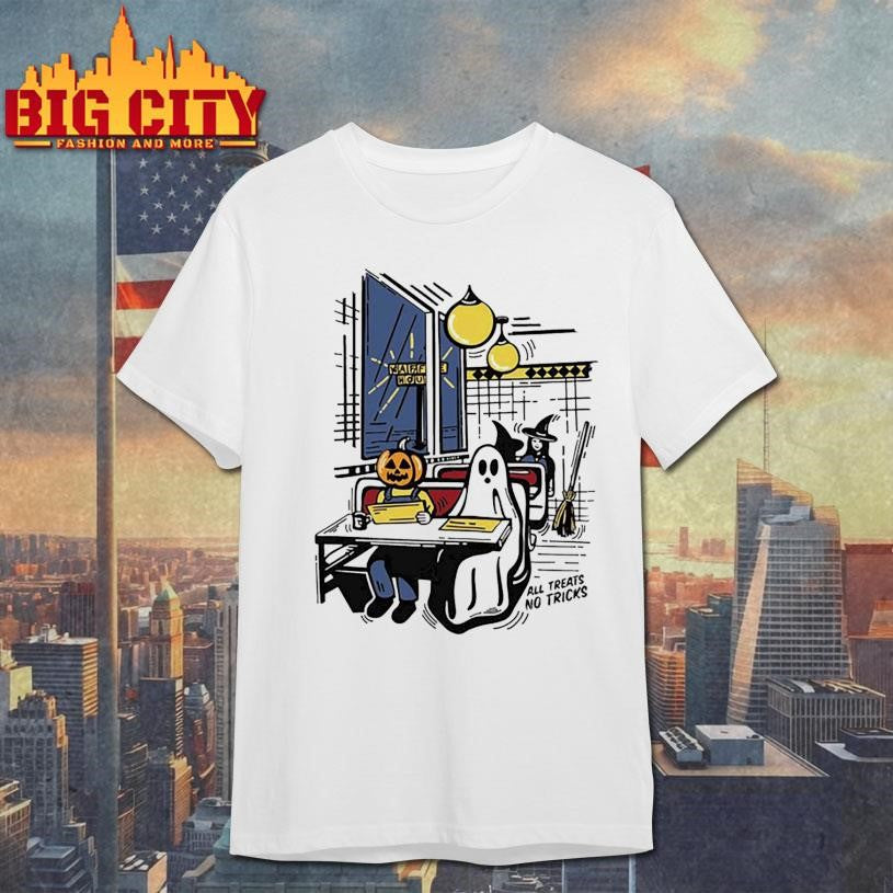 Waffle House Limited Edition All Tricks, No Treats Youth Halloween 2025 Shirt