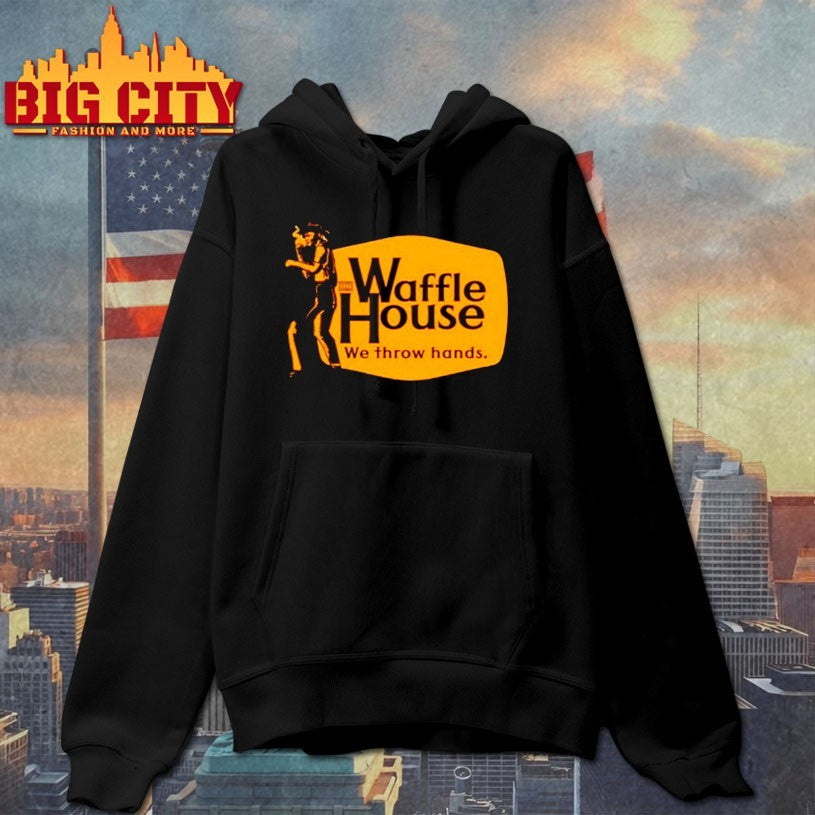 Waffle House We Throw Hands Shirt