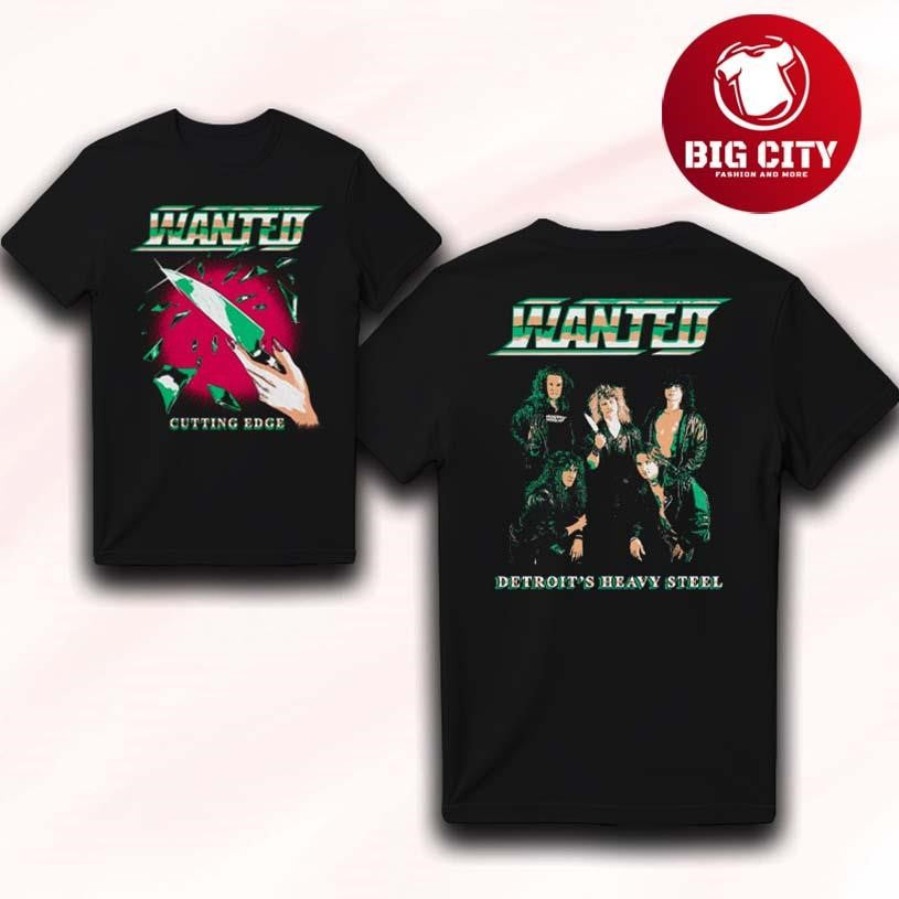 Wanted Cutting Edge Tour Two Sided Shirt