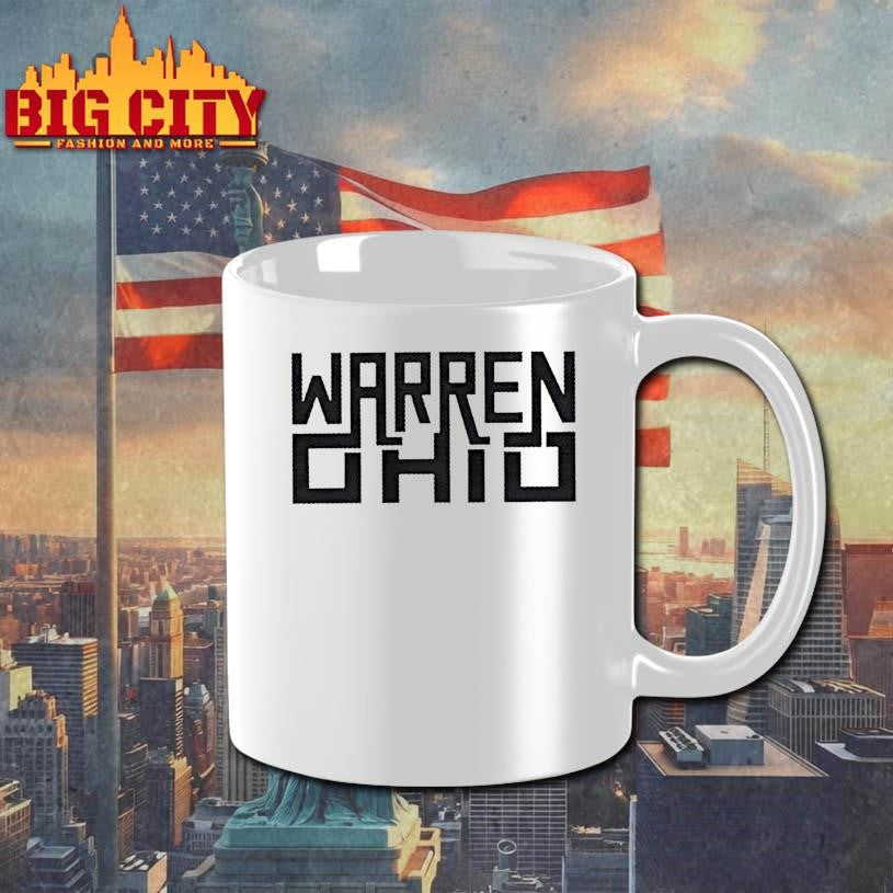 Warren Ohio Rectangle Text Shirt