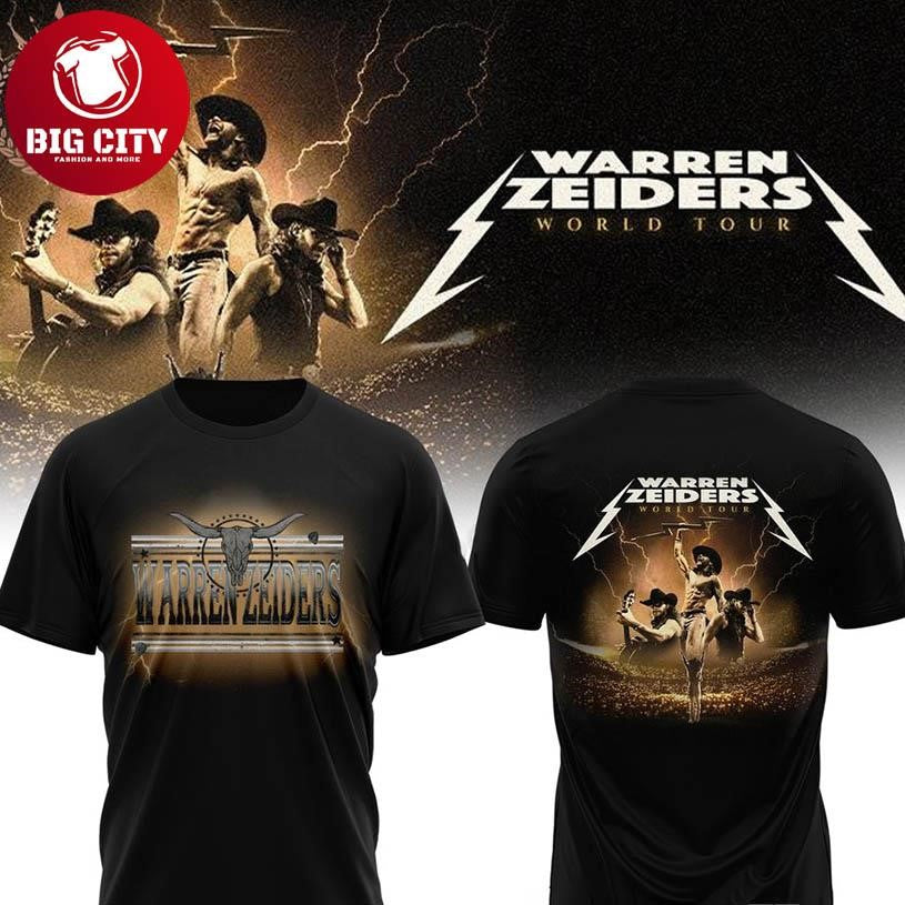 Warren Zeiders 2026 World Tour Thunder Two Sided Shirt