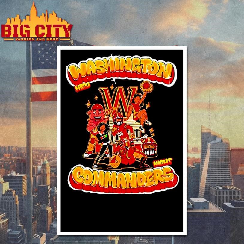 Washington Commanders Hbcu Night Mascot Cheerleader Football Shirt