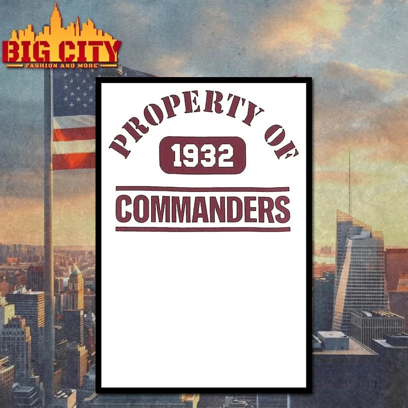 Washington Commanders Property Of 1932 Commanders shirt