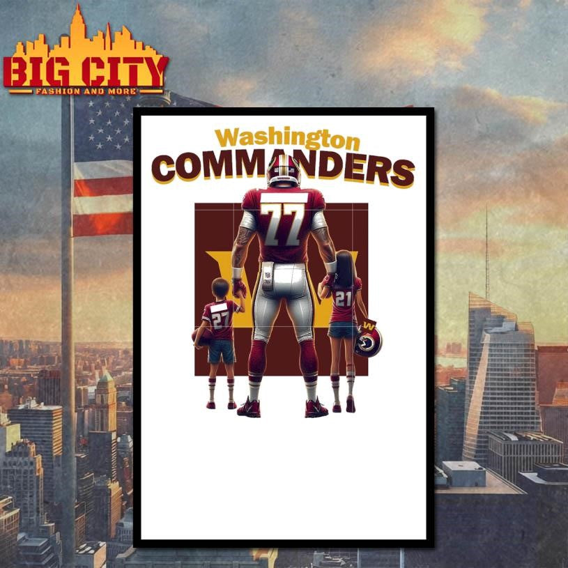 Washington Commanders fan club shirt