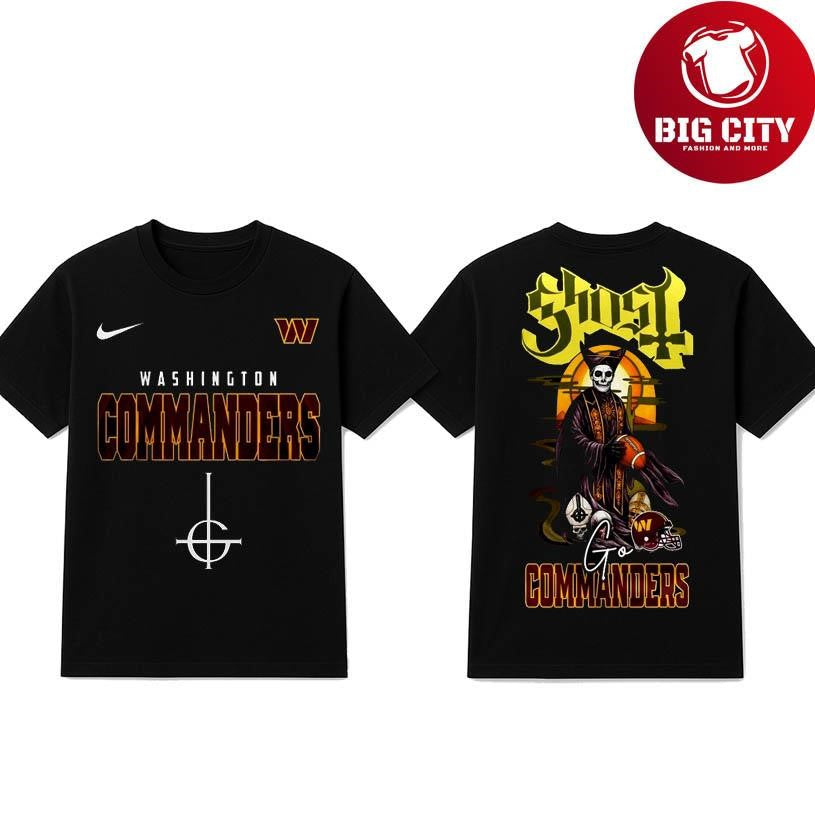 Washington Commanders x Ghost Band Two Sided Shirt