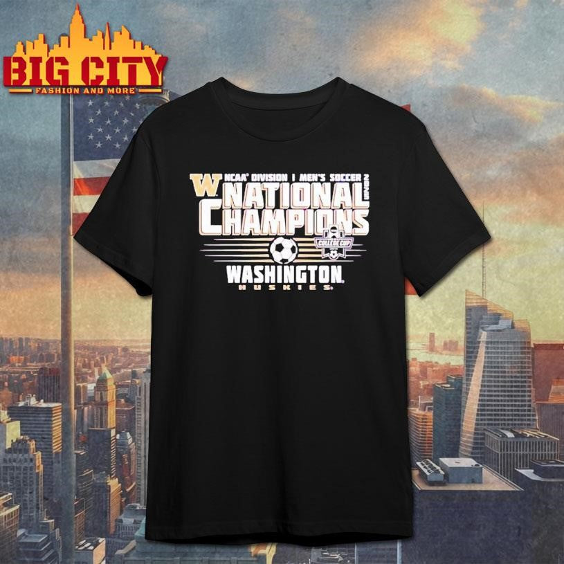 Washington Huskies 2025 NCAA D1 Men’s Soccer National Champions Shirt