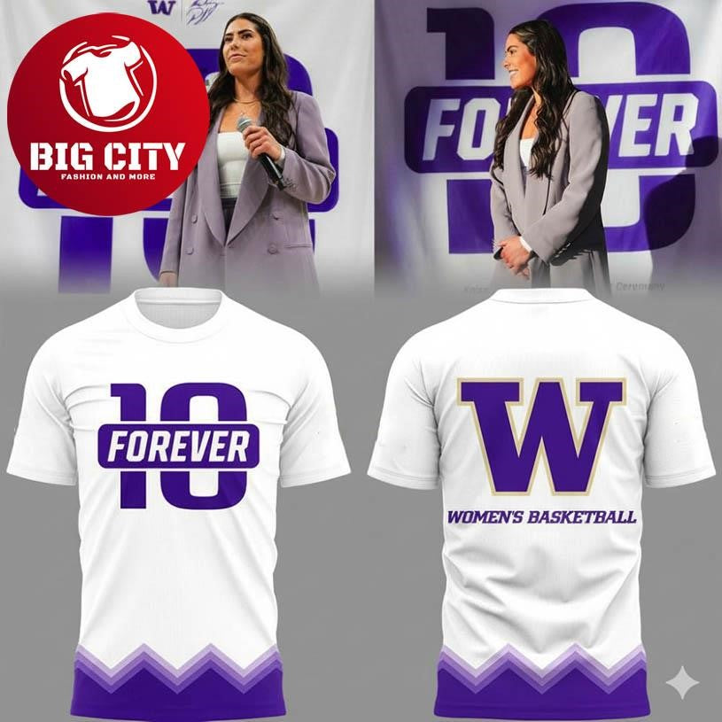 Washington Huskies Womens Basketball Ncaa Limited Forever 10 Two Sided Shirt