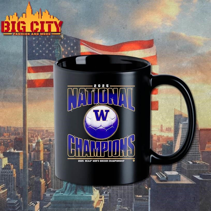 Washington Men’s Soccer 2025 National Champions Shirt