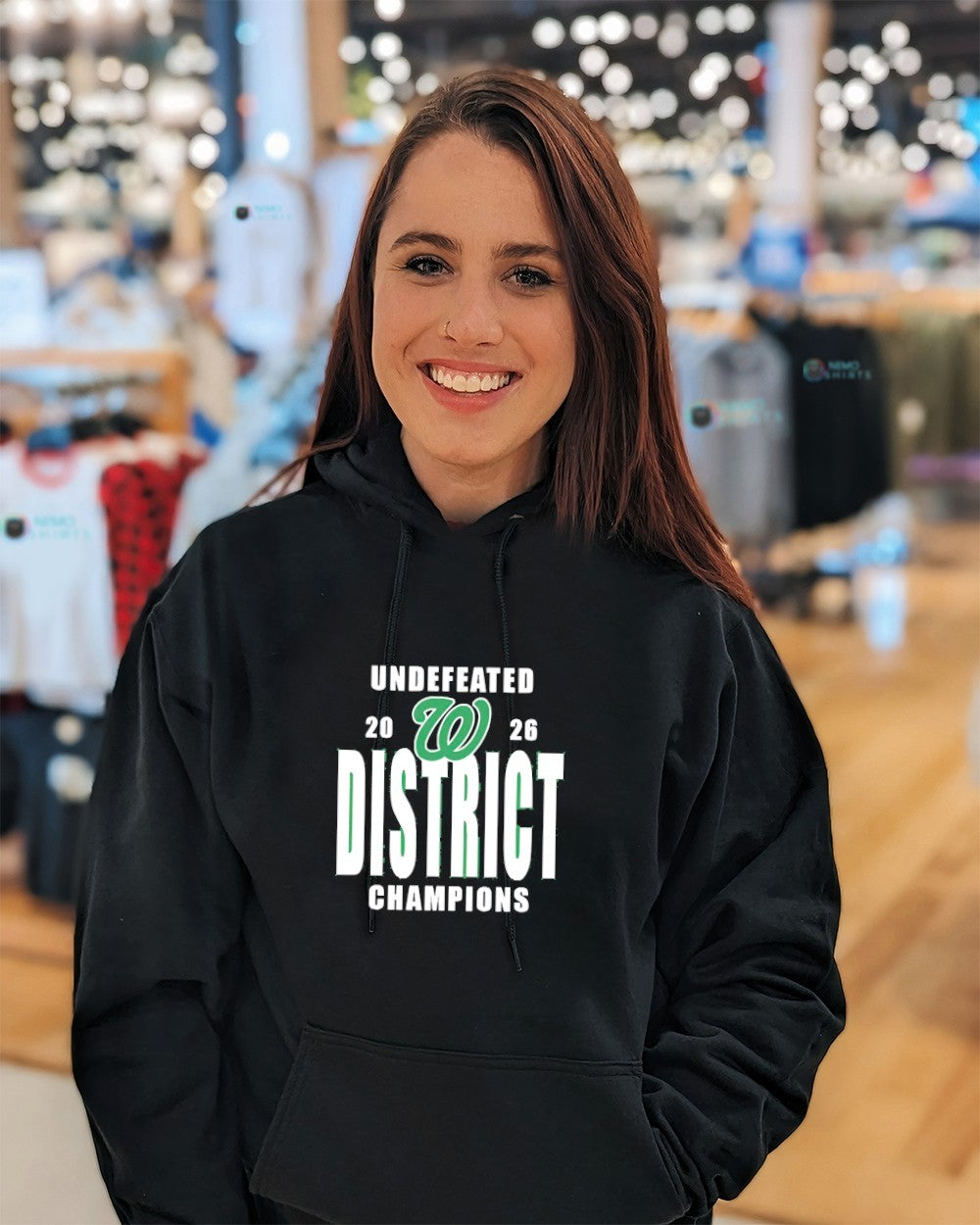 Waxahachie HS Indian Baseball undefeated 2026 district champions shirt