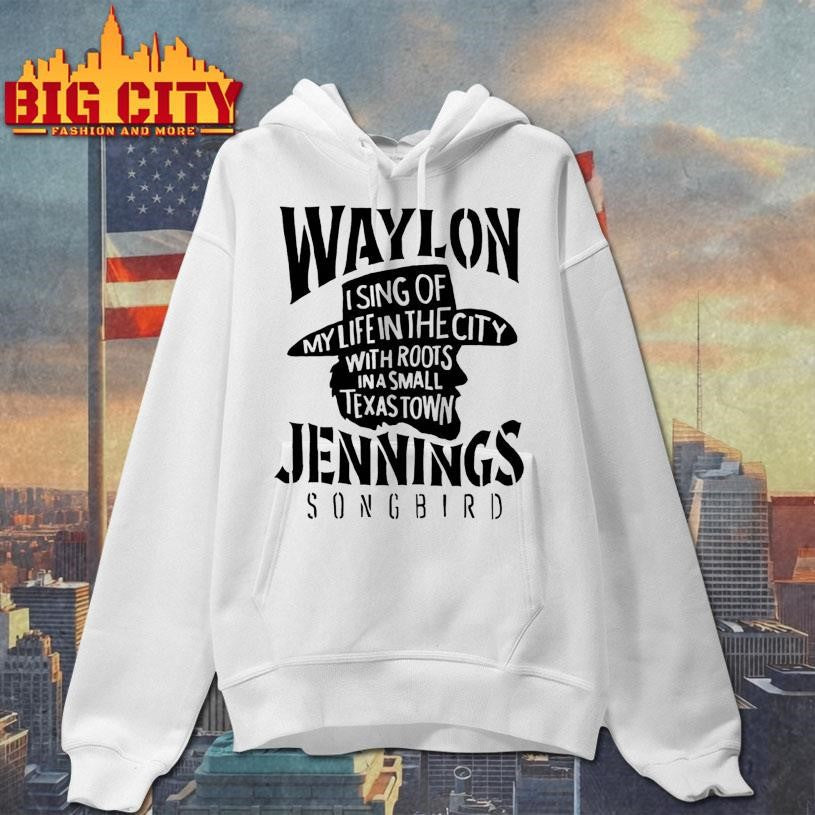 Waylon Jennings Cowboy Song Bird Shirt