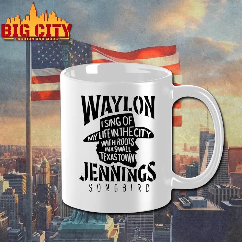 Waylon Jennings Cowboy Song Bird Shirt