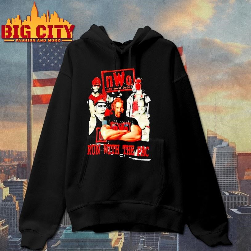 Wcw Nwo Wolfpac Run With The Pac Shirt