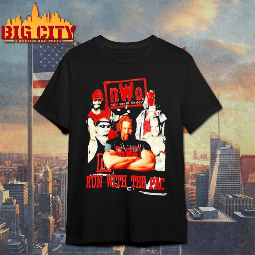 Wcw Nwo Wolfpac Run With The Pac Shirt