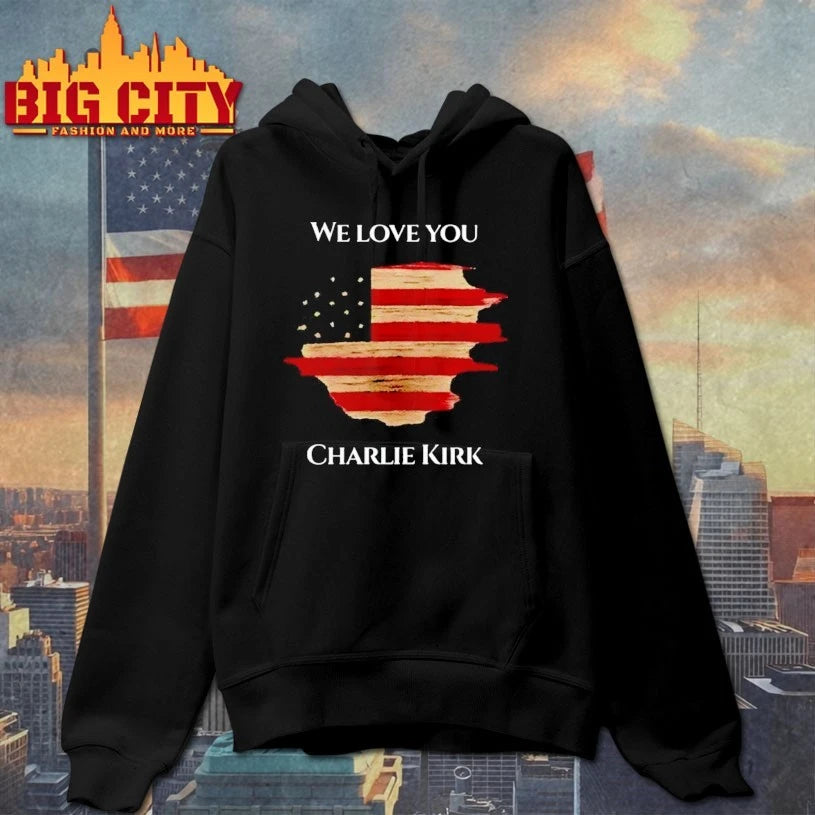 We Love You Charlie Kirk Map USA shirts