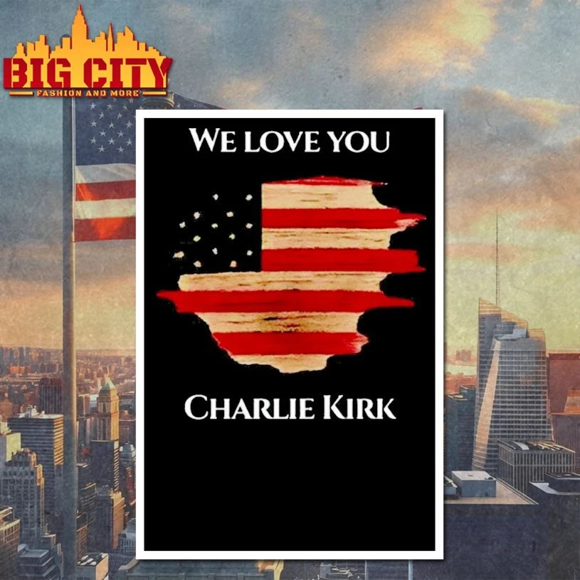 We Love You Charlie Kirk Map USA shirts