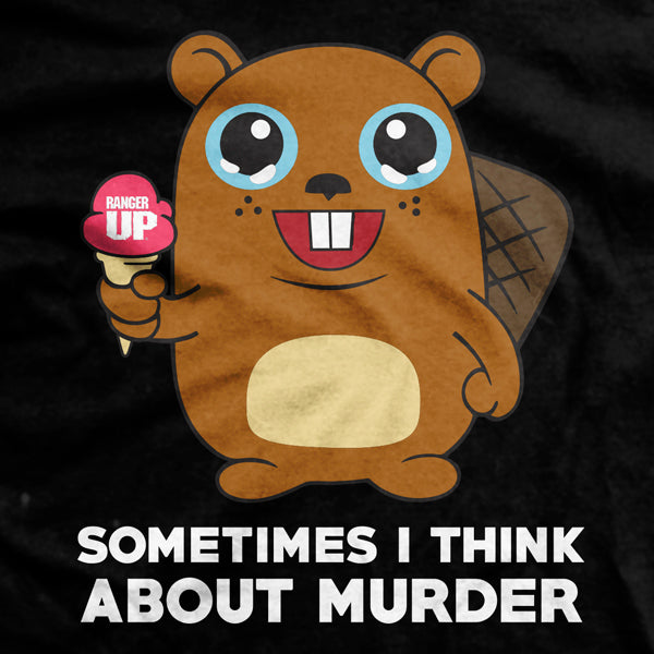 Sometimes I Think About Murder T-Shirt Hoodie, Sweatshirt | ZylaModa.com (Image 2)