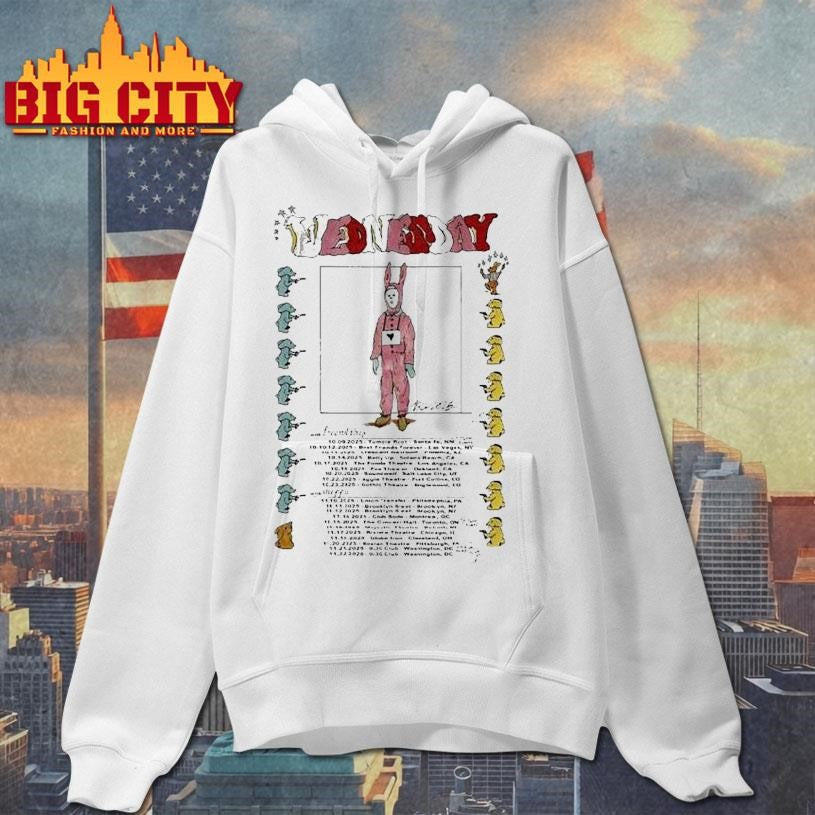 Wednesday Show October November 2025 Tour Bunny Shirt