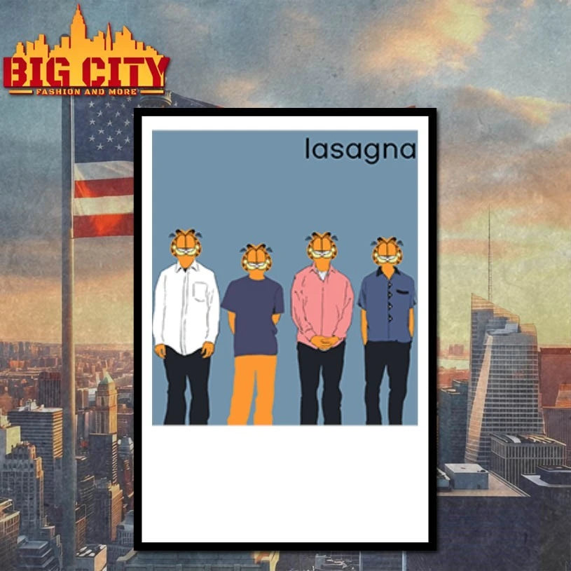 Weezer Garfield Lasagna shirt