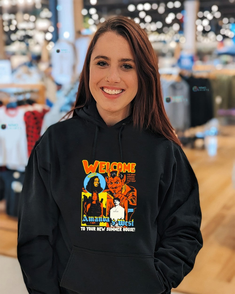 Welcome Amanda Batula and West Wilson to your new summer house shirt