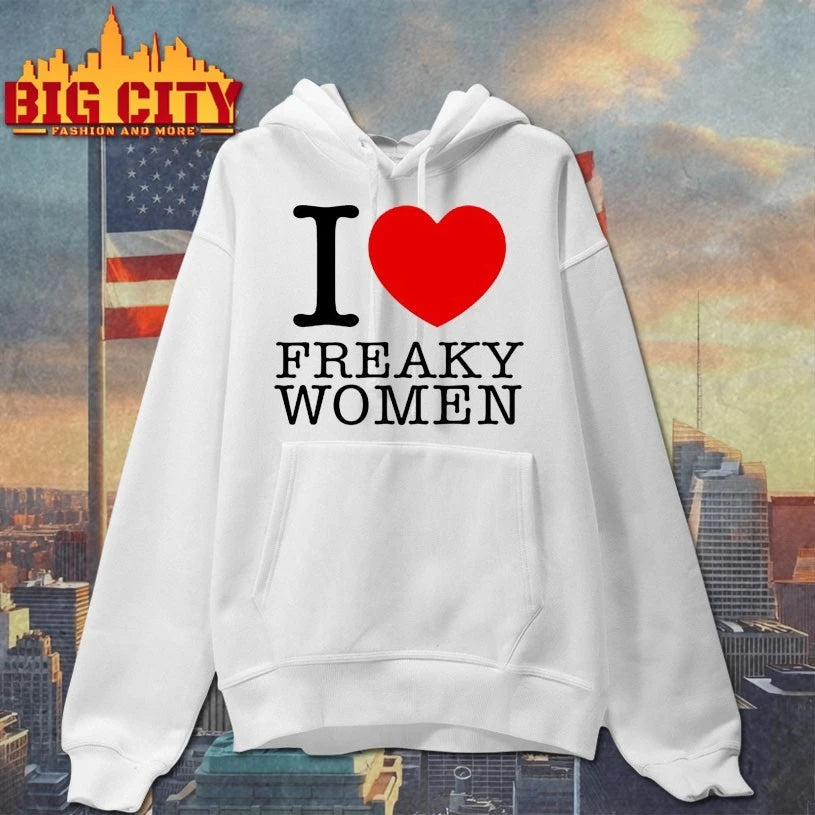 Wendeeluvz I Heart Freaky Women shirt