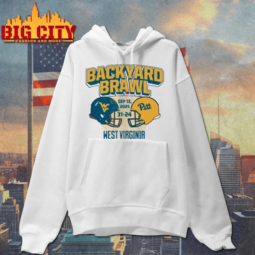 West Virginia Football Backyard Brawl Champs Shirt