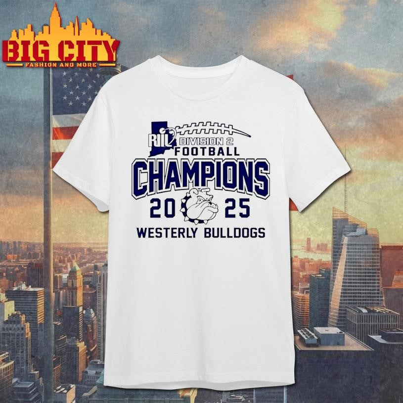 Westerly Bulldogs 2025 Riil Football Champions Division 2 Shirt