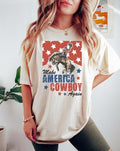Western 4th of July Shirt, Make America Cowboy Again Shirt, 4th of July Shirt, Patriotic Shirt, Cowboy Shirt, Western...