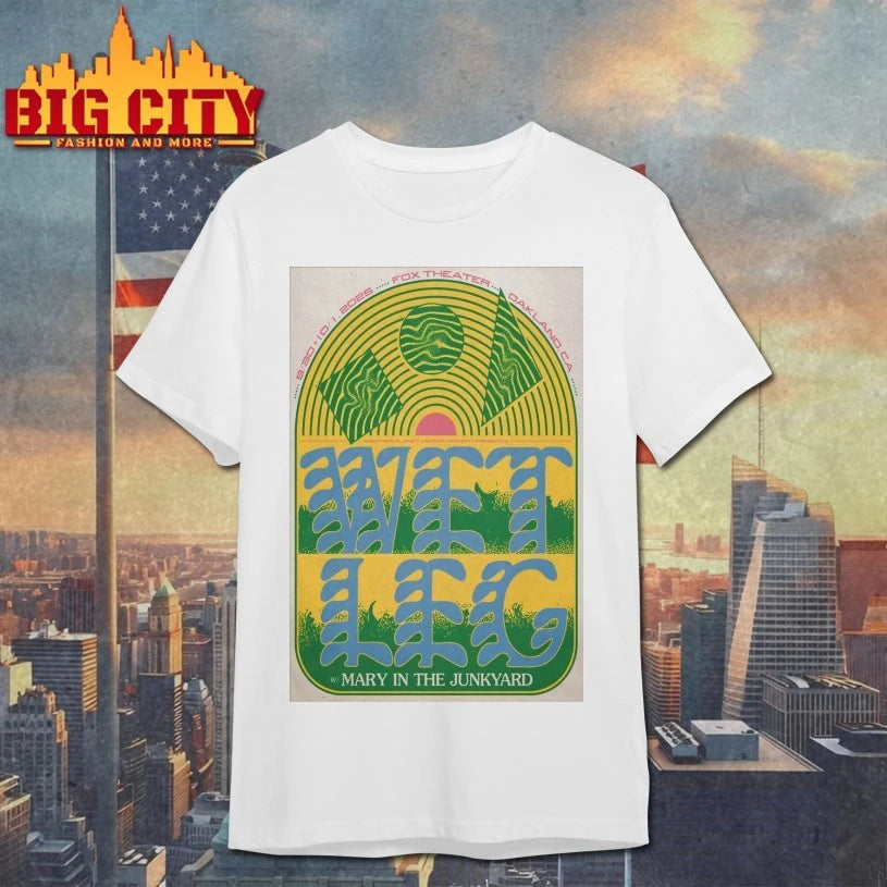Wet Leg Fox Theater Oakland CA 9-30 10 1 2025 Poster shirt