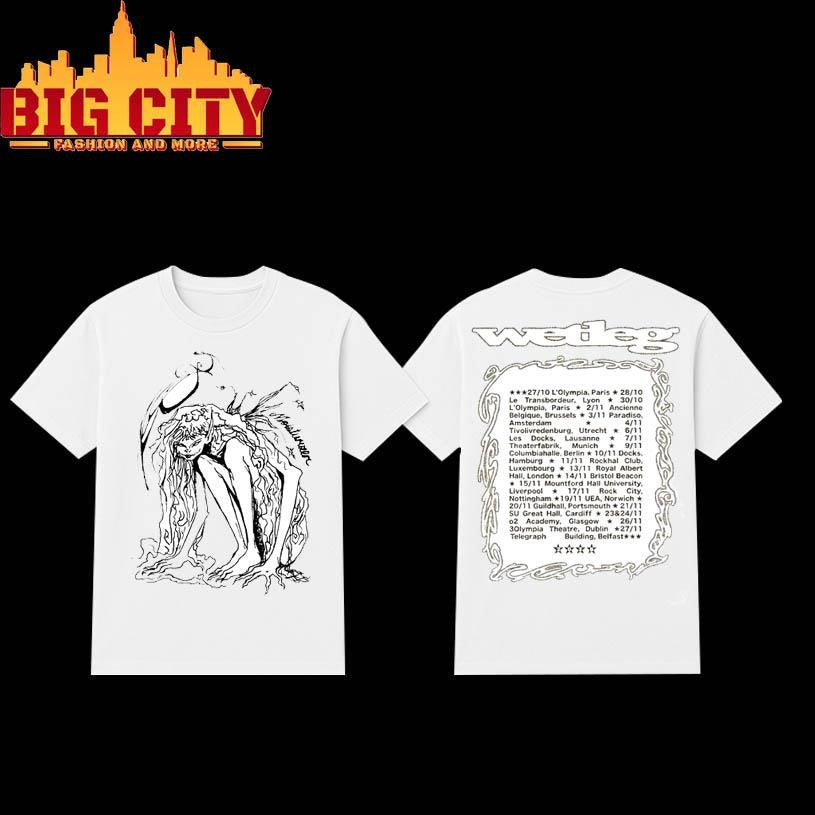 Wet Leg Goblin EU Tour 2025 Two Sided Shirt