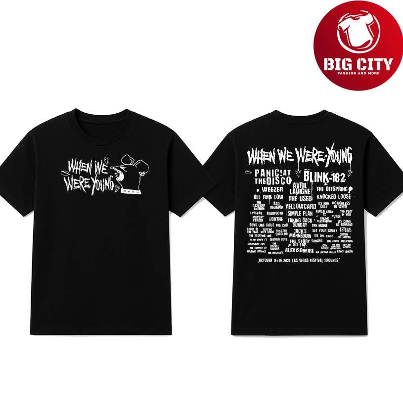 When We Were Young Festival Screaming Rat Lineup Two Sided Shirt