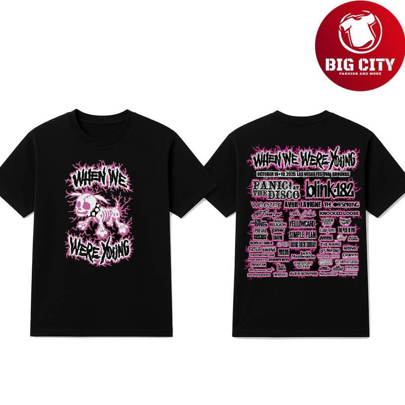 When We Were Young Merch Electric Dog Two Sided Shirt