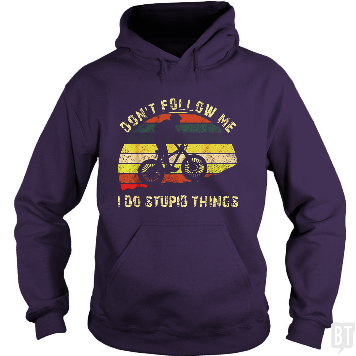 Funny Mountain Bike Hoodie