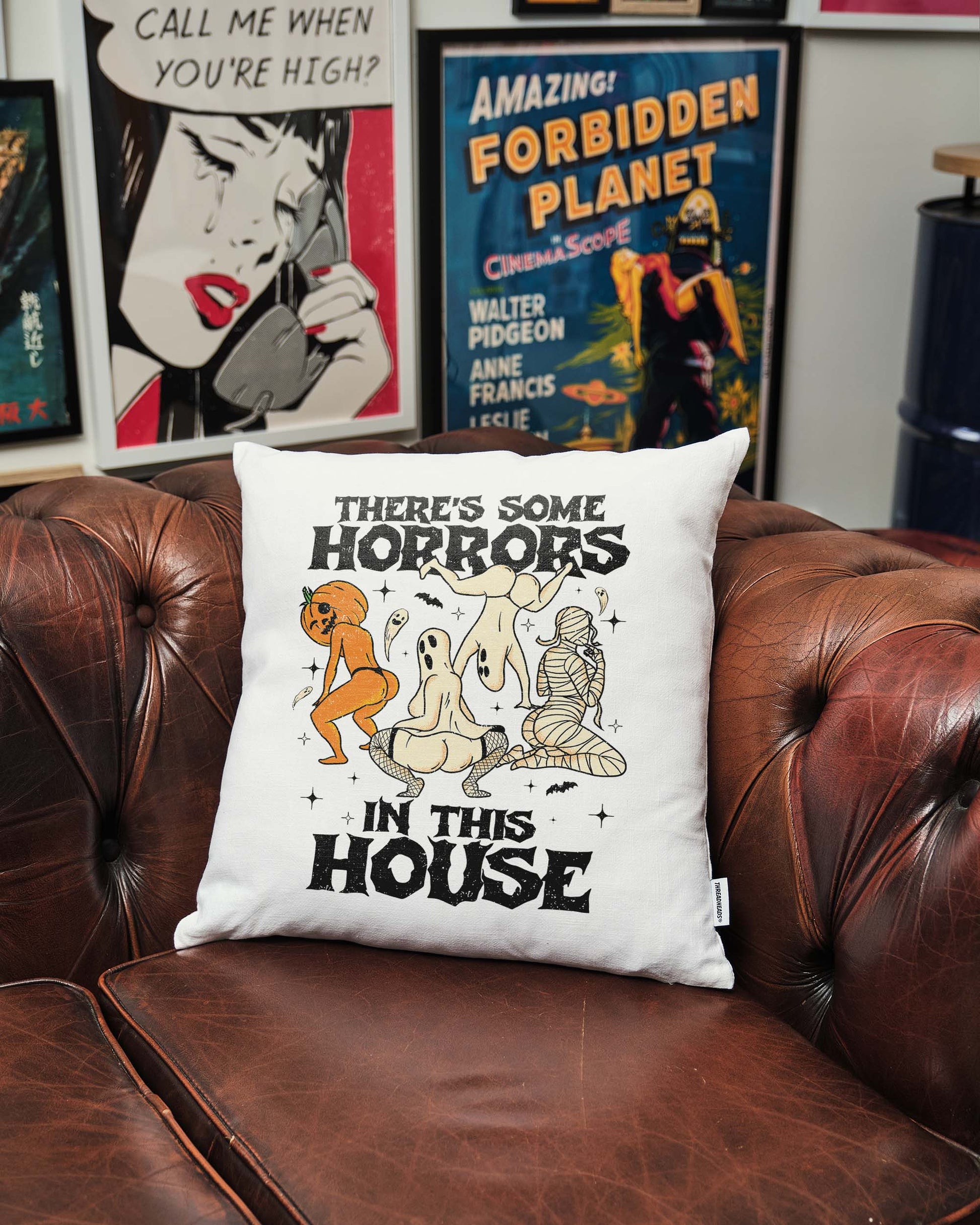 There's Some Horrors In This House Cushion