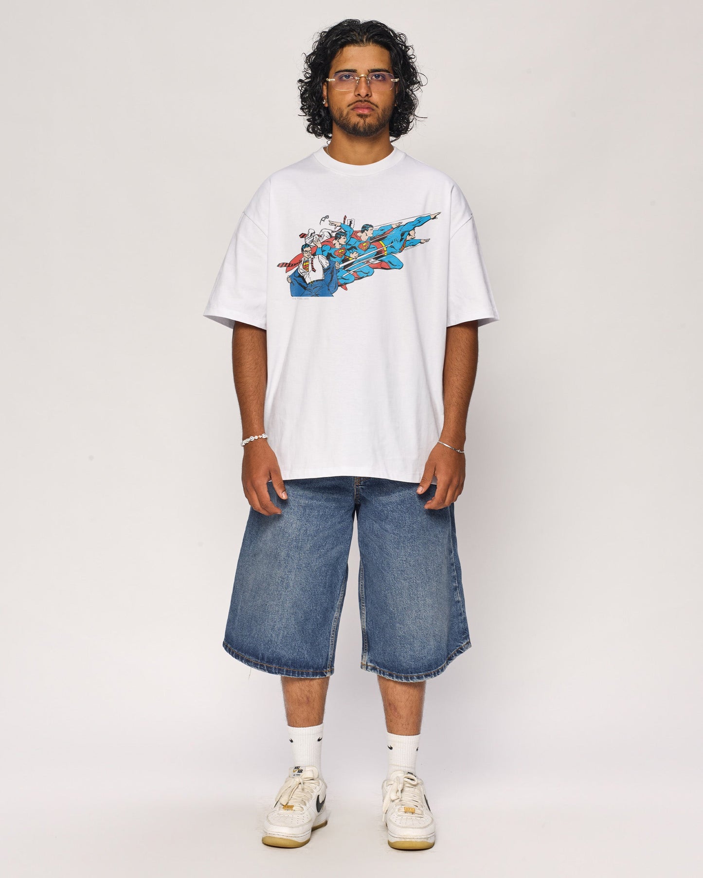 Superman Flying Oversized Tee
