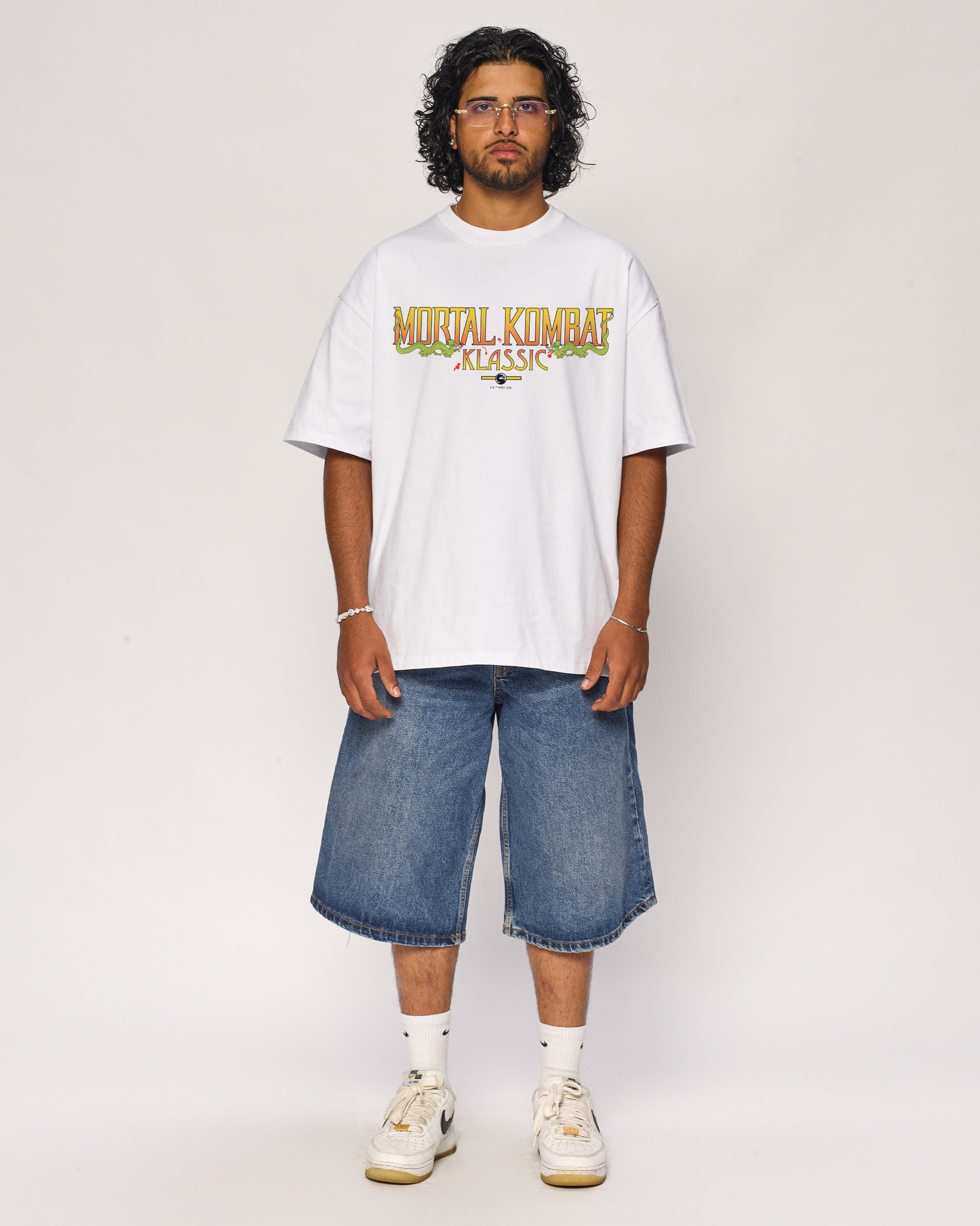 Mortal Kombat Klassic Logo Oversized Tee