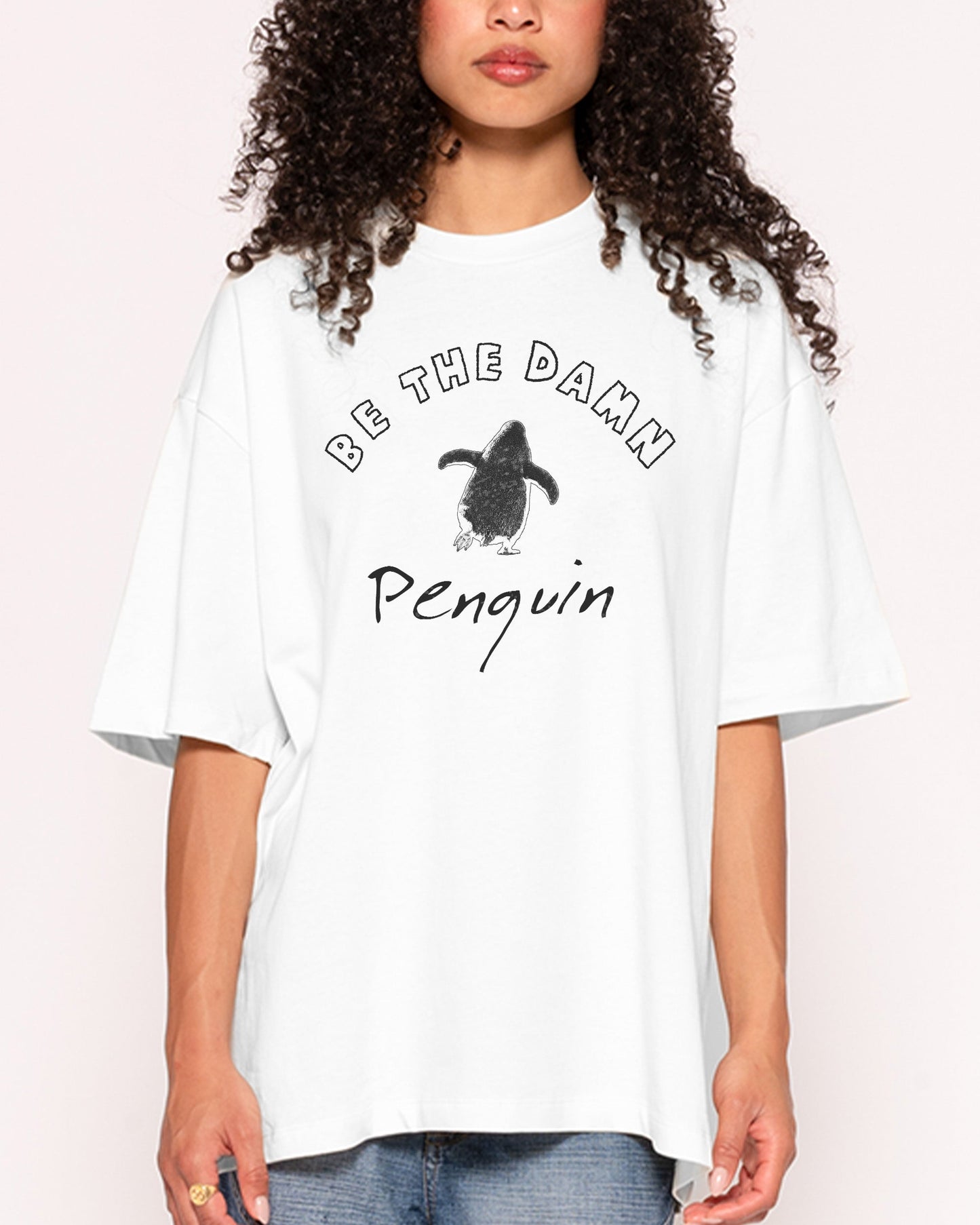 Nihilist Penguin Oversized Tee